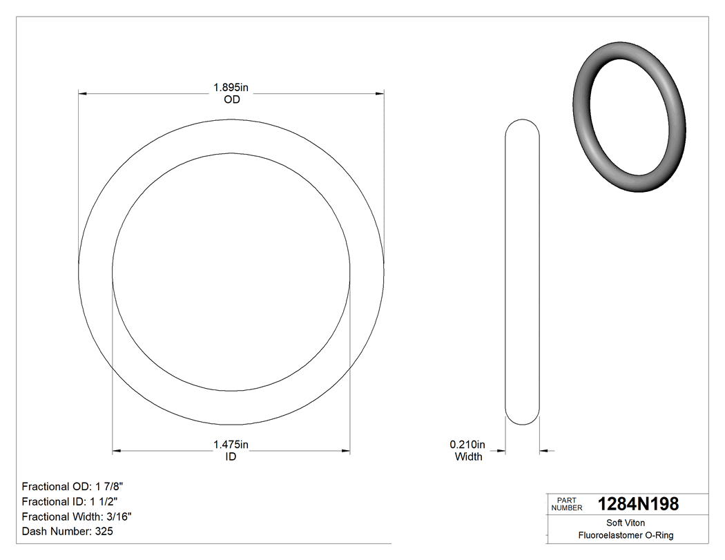 Technical drawing - 1284N198